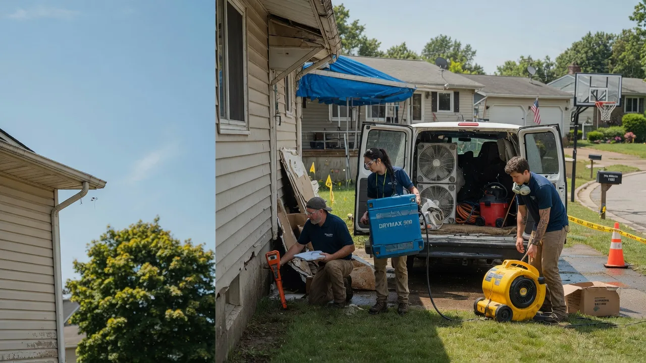 Ceiling Leak Cleanup in New Knoxville, OH near me