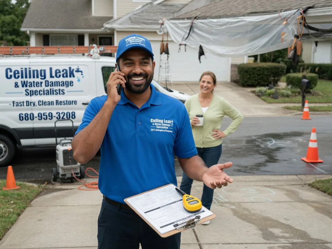 Ceiling Leak Cleanup New Knoxville, OH FAQs
